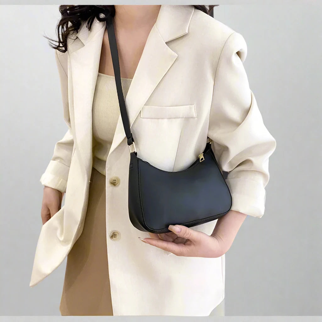 Hobo PU Leather Bag - Elegant and Spacious for Everyday Use