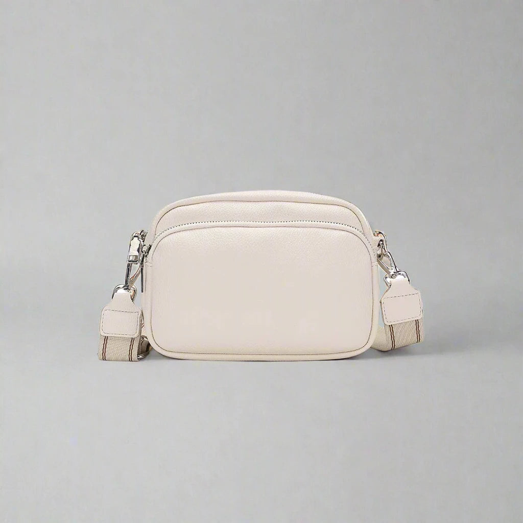 Casual Leather Crossbody Bag - Compact and Versatile for Everyday Use